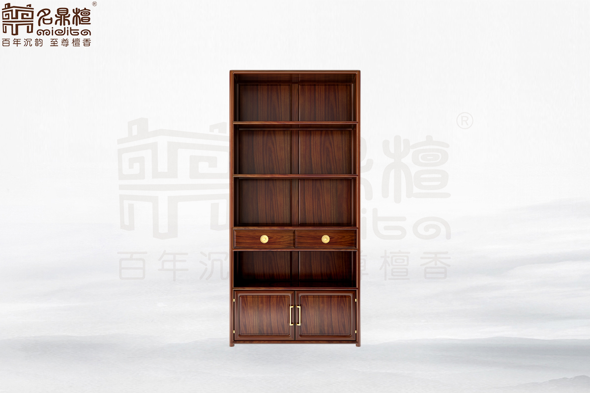 逸芳188A現(xiàn)代中式二門(mén)書(shū)柜